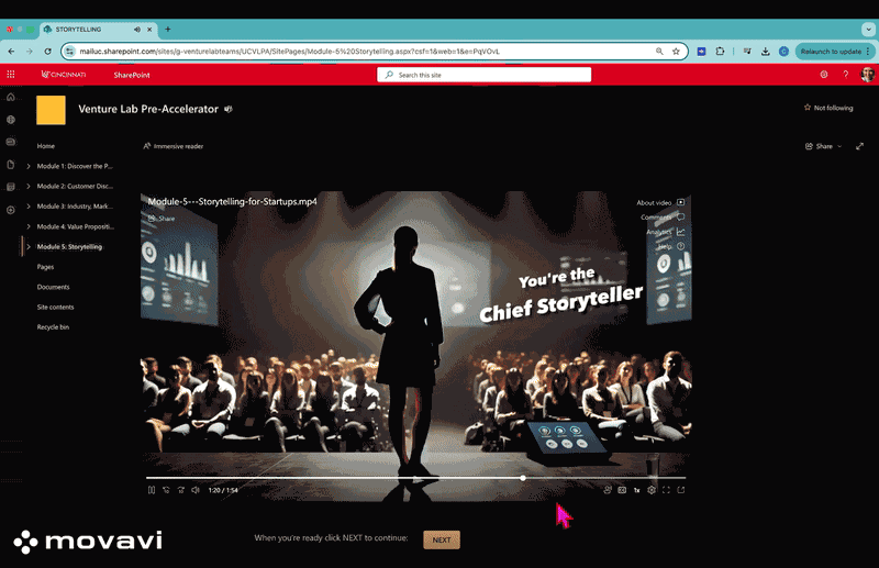 students discussing vl next